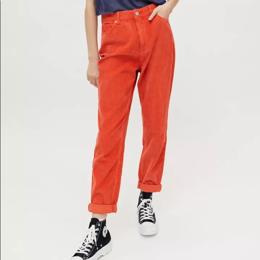 BDG high waisted corduroy mom pants